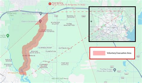 Texas Flood Map Shows Where Residents Told to Evacuate