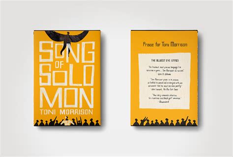 Song of Solomon Book Cover on Behance