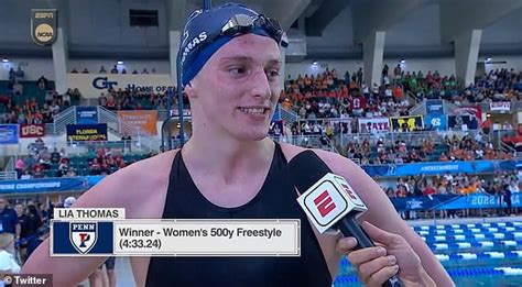 Trans Swimmer Leah Thomas Wins The 500-yard Freestyle At The NCAA ...