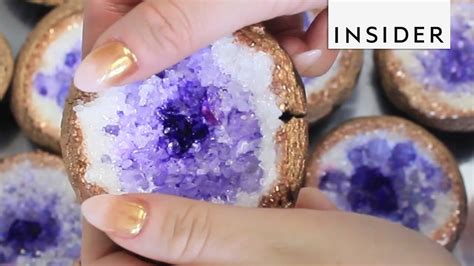 How To Make Geode Cookies Youtube