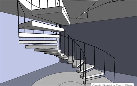 Retired SketchUp Blog: Building spiral stairs