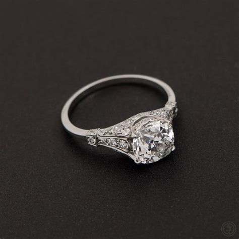 Estate Diamond Jewelry • Offbeat Wed Was Offbeat Bride Engagement Ring Diamond Cut Vintage