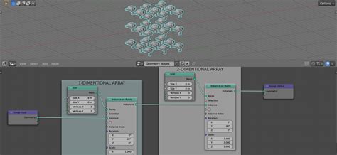 Array With Blender Geometry Nodes