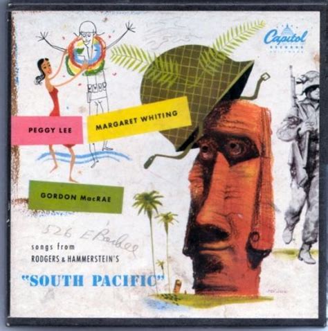 Enchanting South Pacific Musical Album Cover With Illustrated Tiki