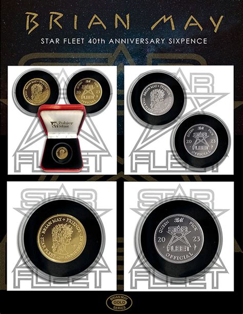 Brian May Star Fleet Sixpence