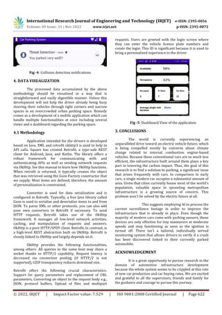 Smart Parking Solution Using Camera Networks And Real Time Computer