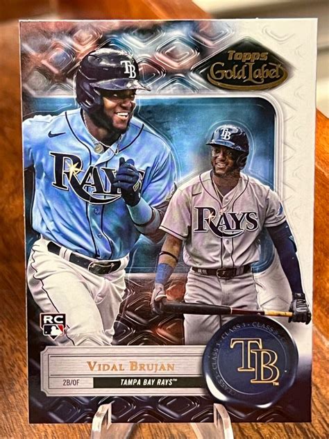 2022 Topps Gold Label Class 3 100 Vidal Brujan RC For Sale Online