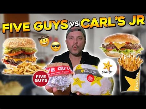 Five Guys Vs Carl S Jr Cu L Es La Mejor Hamburguesa Youtube