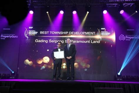 Paramount Land Raih Penghargaan Propertyguru Indonesia Awards