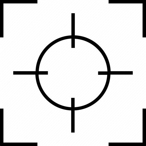 Crosshair Focus Focus Square Focus Tool Selector Icon Download On