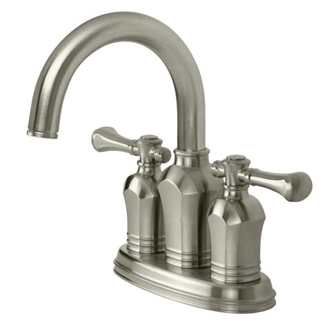 Pegasus Verdanza 4 In Centerset 2 Handle Bathroom Faucet In Brushed