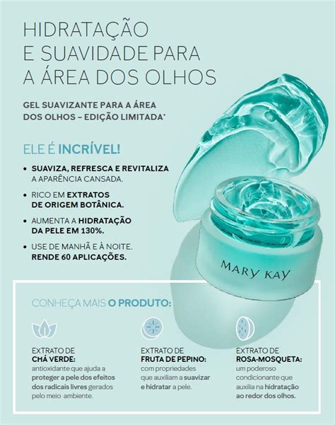 Gel Suavizante para a Área dos Olhos Mary Kay 11 g Essência e Cor Shop