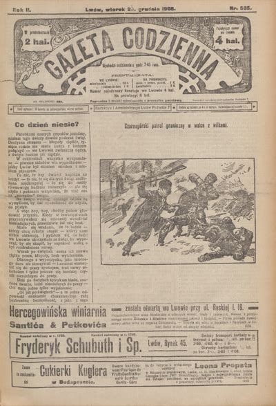 Gazeta Codzienna R 2 Nr 585 29 Grudnia 1908 Europeana