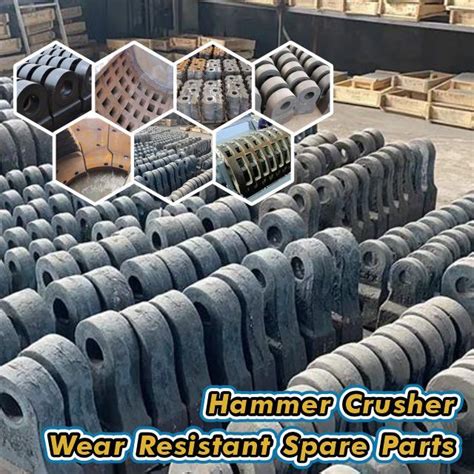 High Manganese Steel Hammer Mill Wear Parts China Hammer Crusher And