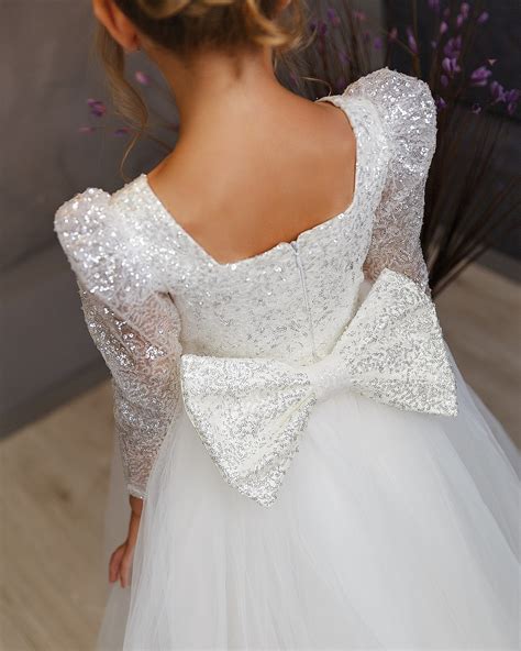 Lace Flower Girl Dress, Flower Girl Dress Tulle, Girl Wedding Dress