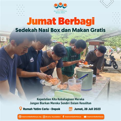 Jumat Berbagi Juli Yayasan Insan Cerdas Berkarya