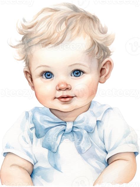 Cute Baby Watercolor Illustration 25277495 Png