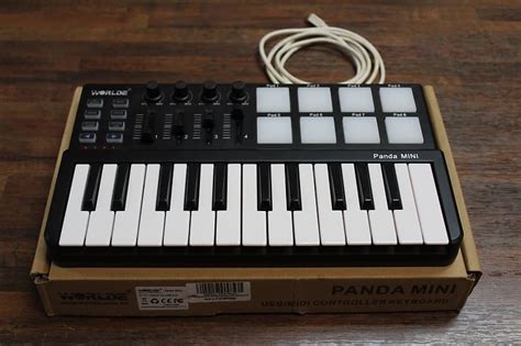 Worlde Panda Mini Midi Controller W Usb Cable Reverb