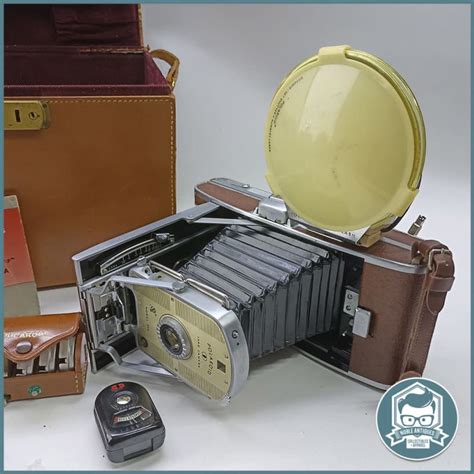 Cameras Large Original Vintage 1950 S Cased Polaroid Model 95