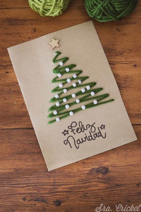 Tarjetas De Navidad Artesanales Diy Originales