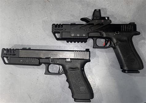 Glock 20 And 17 With Compensators And Optic Mount By Wasatch Arms R