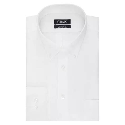 Mens Chaps Classic Fit Oxford Button Down Collar Dress Shirt