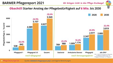 Infografiken vom Pflege Dschungel kostenlos nutzbar für Pflegeberatung