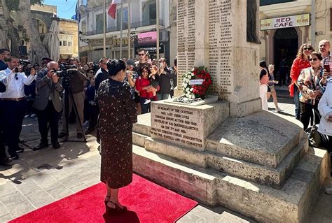 Il President Myriam Spiteri Debono bl ewwel żjara f Għawdex TVMnews mt