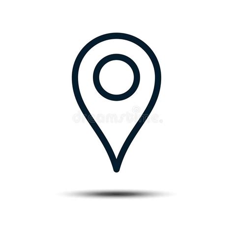 Pin Location Map Icon Vector. Pin Locator Illustration Design. Pin ...