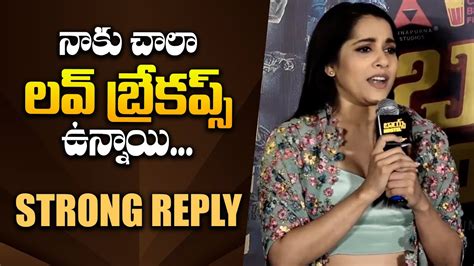 Rashmi Gautam Strong Reply To Media Questions About Her Love Breakups