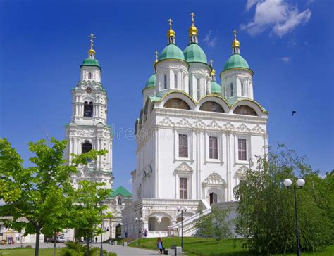 Astrakhan Kremlin. stock image. Image of bell, park - 160126587