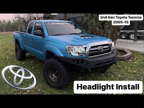 Headlight Bumper Install On Nd Gen Toyota Tacoma Youtube