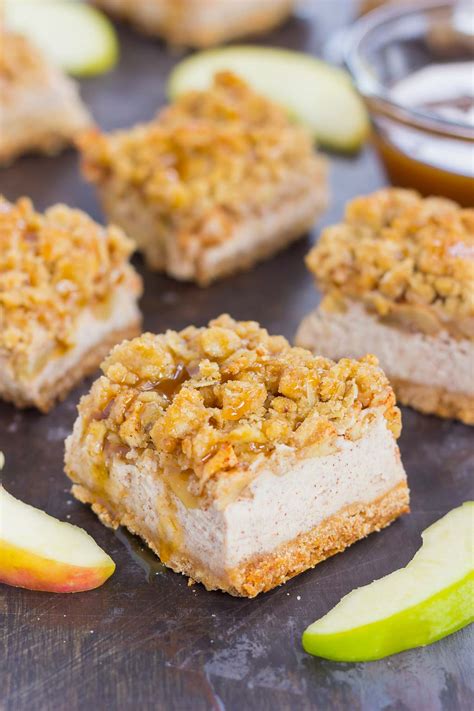 Caramel Apple Cheesecake Bars Pumpkin N Spice