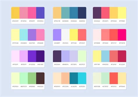 Premium Vector Pantone Colour Palette Catalog Samples In Rgb Hex