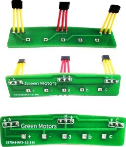 Green Motors Hall Sensor Pcb For Degree Phase Angle Bldc Hub Motor