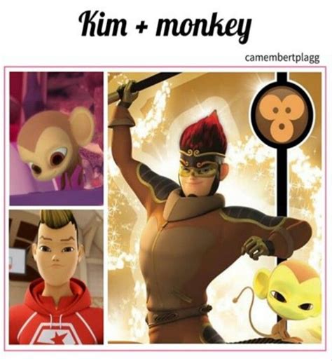 Kim + monkey by camembertplagg | Miraculous ladybug anime, Miraculous ...