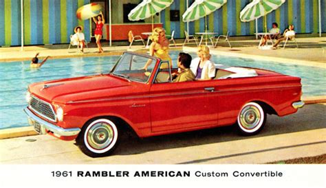 Rambler American Custom Convertible 1961 | Mad Men Art | Vintage Ad Art ...