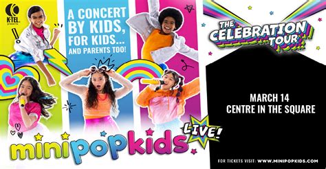 Mini Pop Kids Live – The Celebration Tour – Centre In The Square