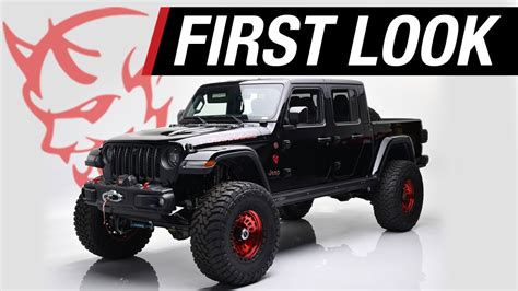 First Look 2020 Demon Jeep Gladiator Barrett Jackson Youtube