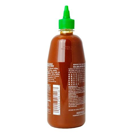 Huy Fong Sriracha Hot Chilli Sauce 793g Asian Pantry Asian Grocery