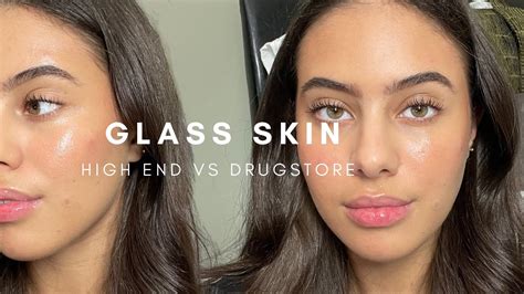 Glass Skin Makeup Tutorial High End Vs Drugstore Jessica Pimentel