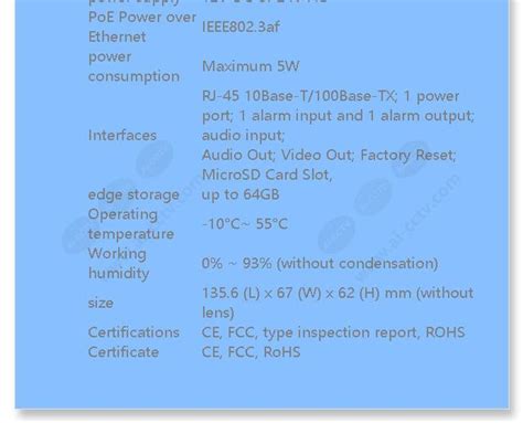 Honeywell Hicc F Vi P Hd Infrared Bullet Network Camera Ai Cctv