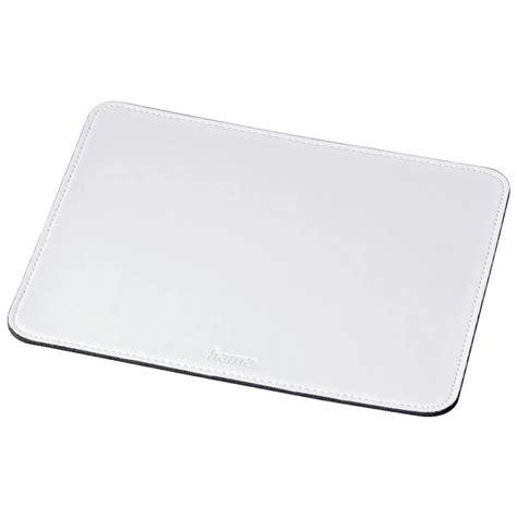 Tapis de souris aspect cuir, blanc | Hama