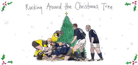 Rugby Christmas Card Range