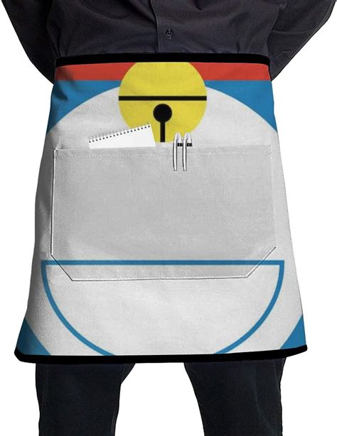 Galirvc Alf Kurze Sch Rze Mit Taschen Brustsch Rze Mit Tasche Doraemon