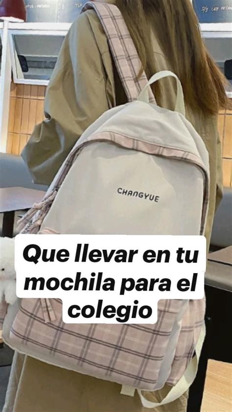 Que Llevar En Tu Mochila Para El Colegio Mochilas De Colegio