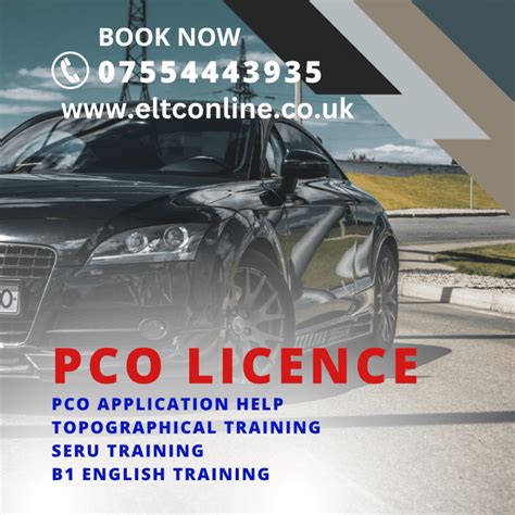 Pco Licence ELTC London PCO Topographical Skills Training Centre