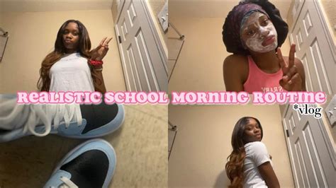 Realistic School Morning Routine Mini Vlog Gwrm Hygiene Hair And