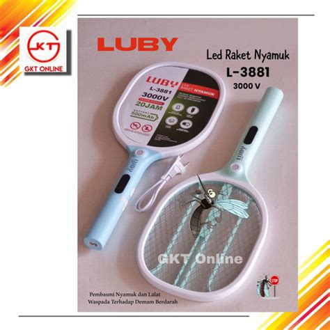 Jual Luby Raket Nyamuk L 3881 Electric Swatter Pembasmi Nyamuk