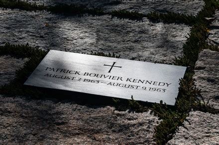 Headstone Patrick Bouvier Kennedy Arlington National Editorial Stock ...